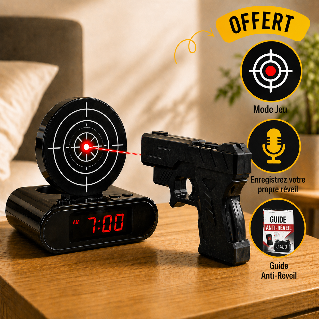 CibleMatin™ | Réveil à Cible Interactif